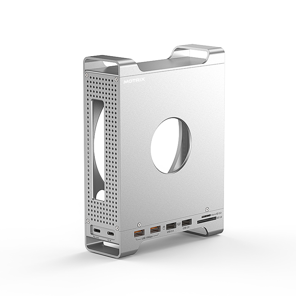 Docking station pentru Mac Mini M4/ M4 Pro, vertical, Motrix